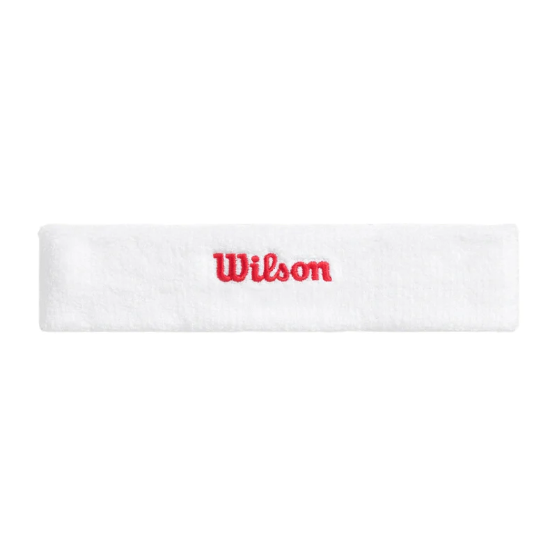 Bandeau Éponge Wilson OS Blanc/Rouge